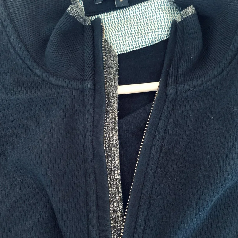 ZIP UP NAVY CARDIGAN Jacket MEN’s TED BAKER LONDON *Sz XL